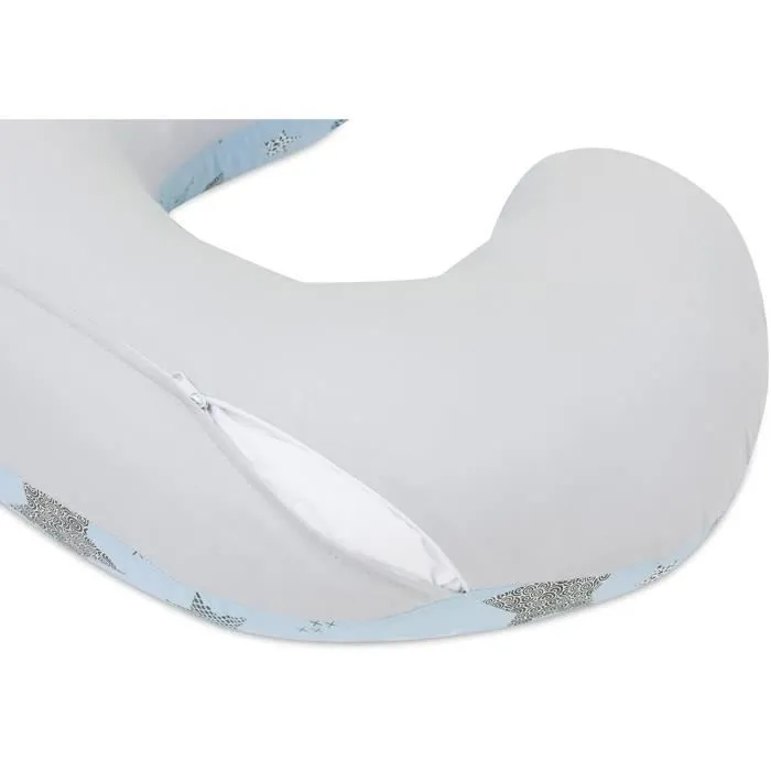 Bellochi Coussin D'allaitement avec Housse Coussin Allaitement 40x60 cm - 100% Coton - Rigel Star-2
