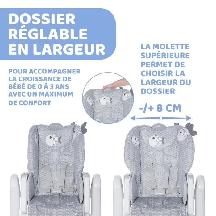 CHICCO - Chaise Haute Polly 2 Start Dots-1