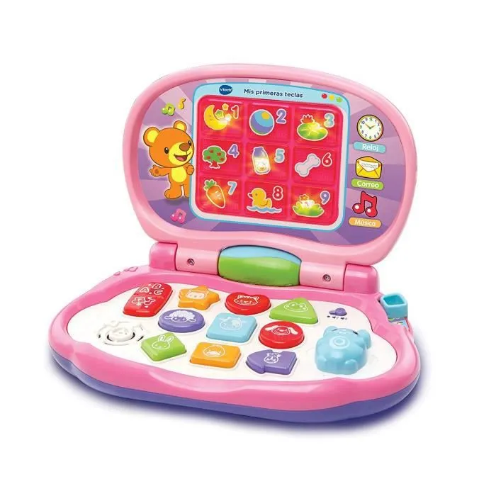 Jouet éducatif - VTech - Mes premières Touches - Rose - 18 mois à 5 ans - Activités interactives-0