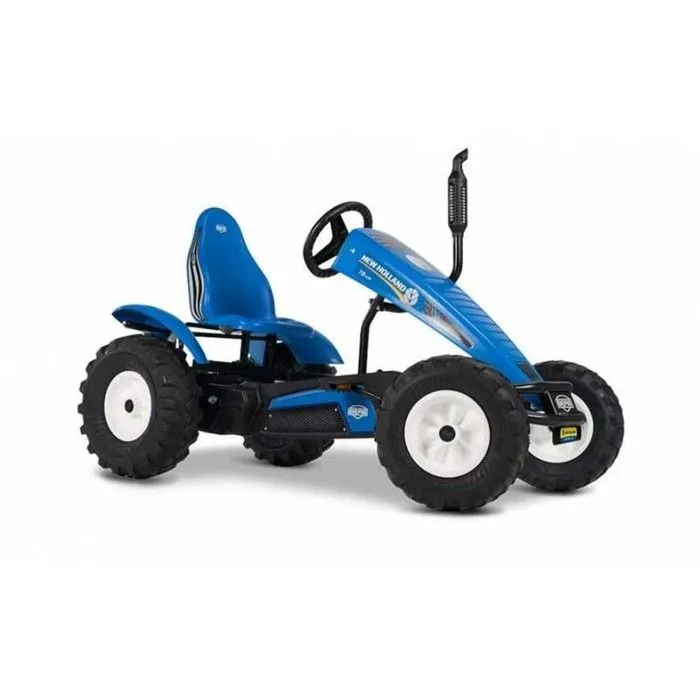 Kart à pédales électrique BERG New Holland E-BFR - Pour enfants de 6 ans et plus - Poids jusqu'à 100 kg - Bleu-0