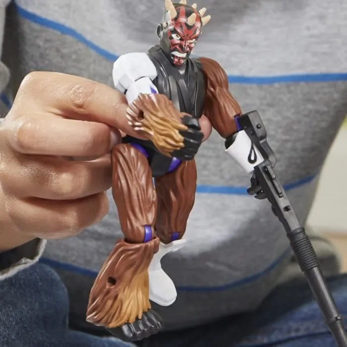 MixMashers Dark Maul, figurine 12 cm personnalisable à mélanger et combiner avec accessoires, Star Wars, dès 4 ans-3