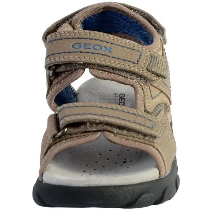 Sandales Geox  Garçons J S. Strada A - Wax.Syn2+PR.DBK - LT Beige/Avio-3