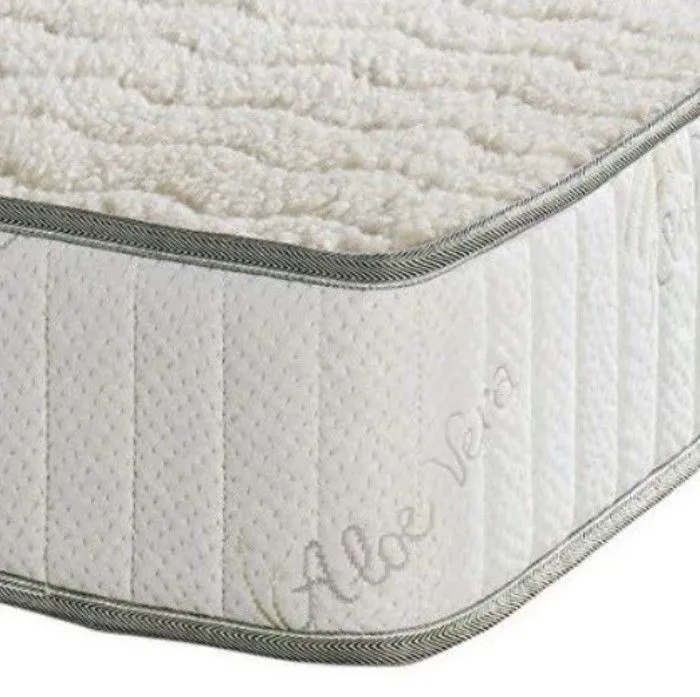 Literie -Lot de 2 Matelas Supreme Orthopediques 80x190 x 22 cm + 2 Oreillers Memoire - Ferme - Face Hiver 3,5 cm de Memoire de Forme-2