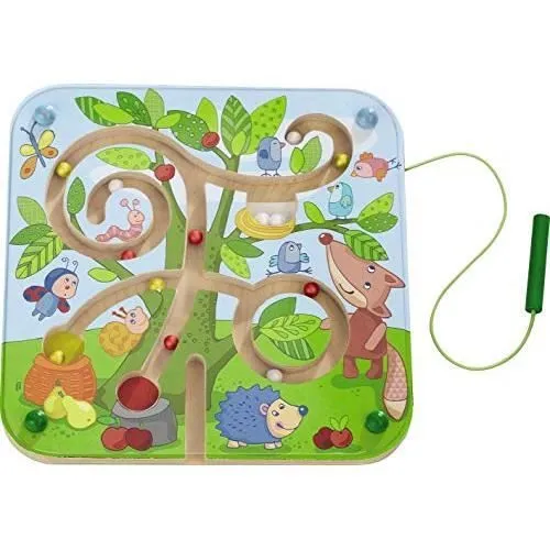 Jeu Magnétique Arbre Labyrinthe - HABA - 301057 - Jeu de société - Enfant - Jeu de réflexion et stratégie-0