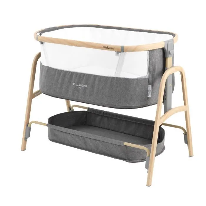 Berceau Cododo WILLIAM KENT 1733 - Gris - Métal et tissu - Matelas inclus-0