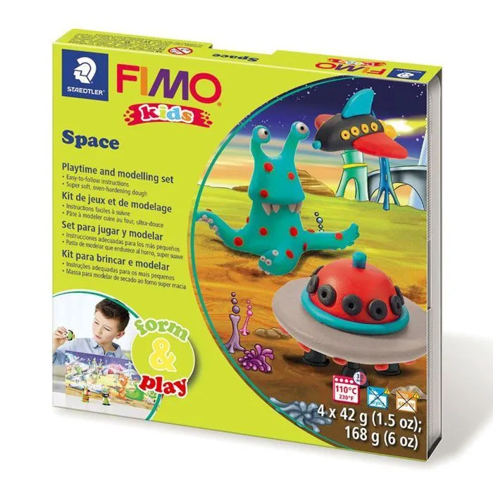 Kit Fimo Kids Monstre De L Espace / 8034 17 Ly - {couleur}-0