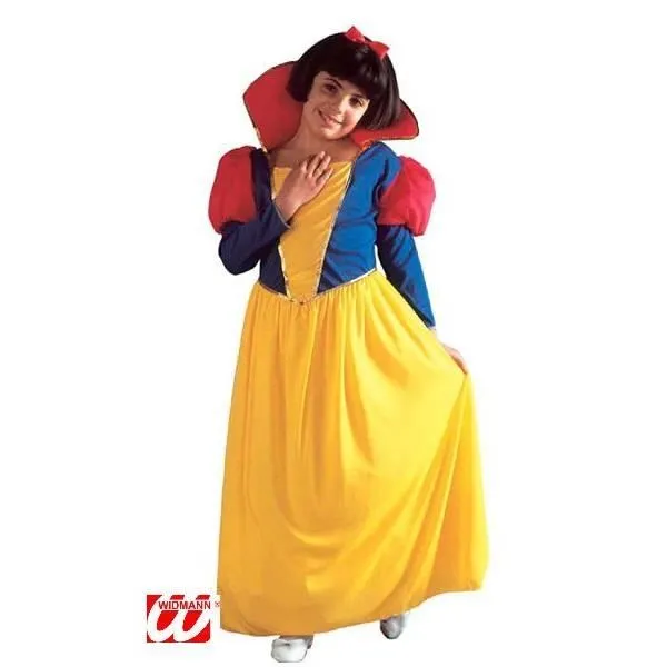 Déguisement princesse conte de fée - WIDMANN - 8/10 ans - Jaune - Robe avec ras du cou dressé - Enfant-2