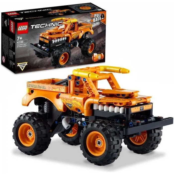 LEGO® 42135 Technic Monter Jam El Toro Loco Voiture Jouet pour Enfants dès 7 Ans 2 en 1 Truck et Véhicule Tout-Terrain-0
