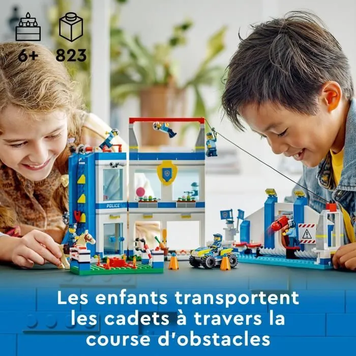 LEGO® City 60372 Le Centre d’Entraînement de la Police, avec Figurine de Cheval, Jouet Voiture-5