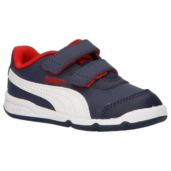 Chaussures de sport pour Garçon et Fille PUMA 192523 STEPFLEEX 03 PEACOAT-WHITE-1