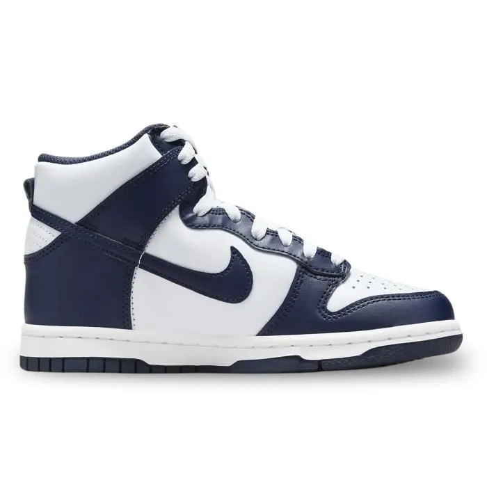 Chaussures Enfant - Nike - Dunk High - Blanc - Lacets - Plat - Synthétique-0