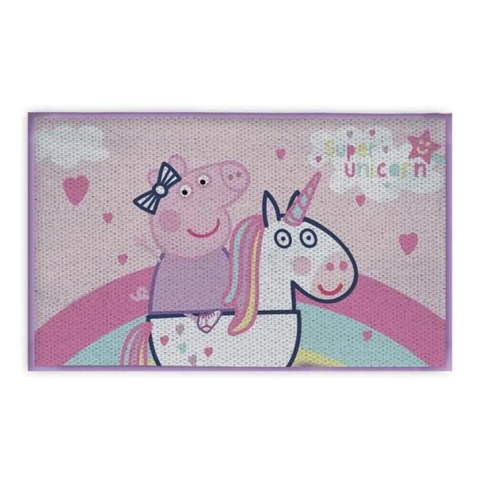 Nickelodeon tapis Peppa Pig filles 40 x 60 cm rose-0