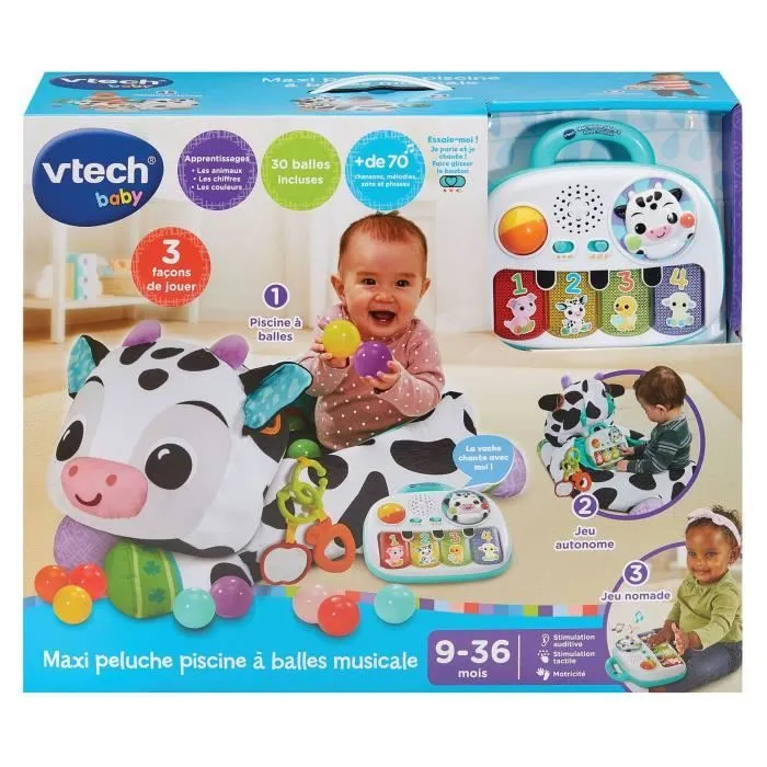 VTECH MAXI PELUCHE PISCINE A BALLES MUSICALE-5