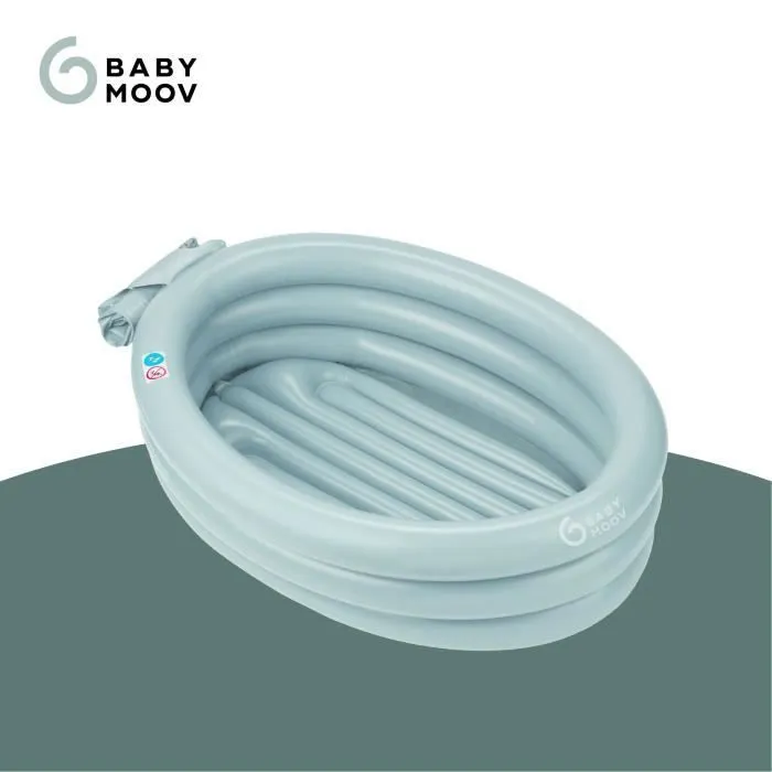 Babymoov Baignoire Gonflable de voyage, Évolutive en Piscine pour enfant, Réducteur Amovible, De 0 à 12 mois, Aqua Dots-2