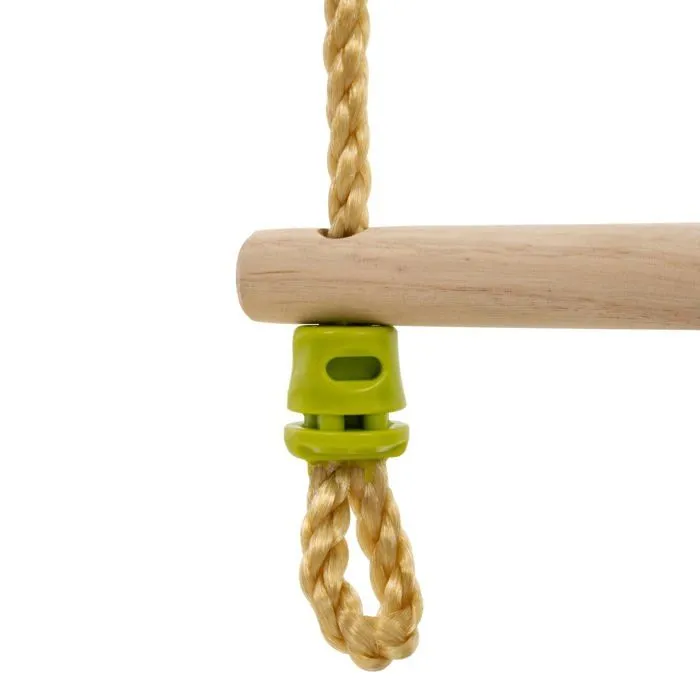 Échelle corde 5 barreaux pour portique  en Bois H190-250cm-4