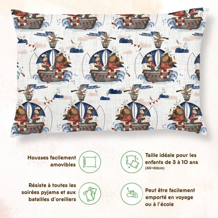 Oreiller avec Taie - 40x60 - Spencer & Sawyer | SUPERBE BEBE-2