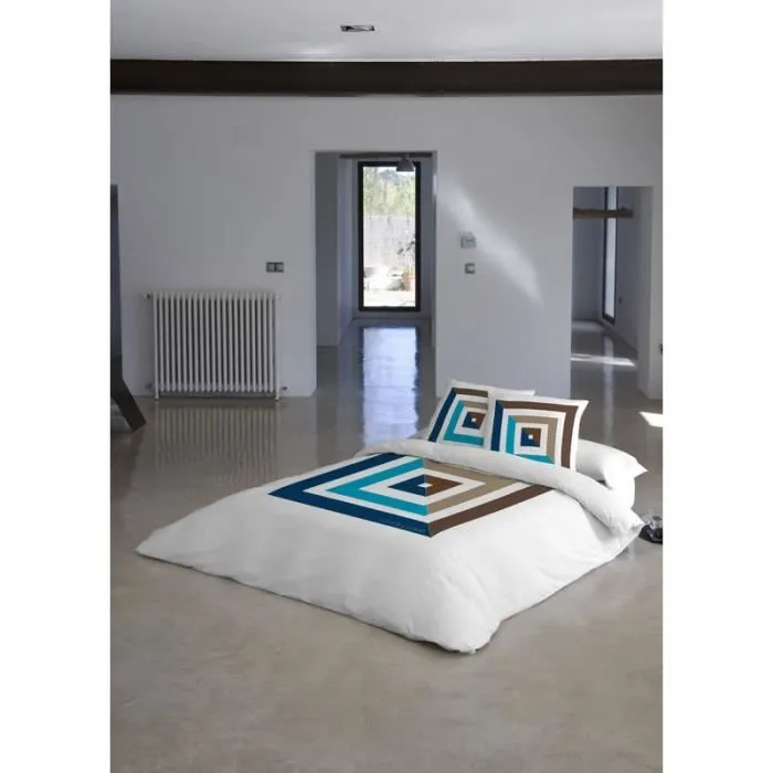 Housse de couette - Devota & Lomba - Visual - 240x200 cm - Blanc - Lavable à 40°C-1