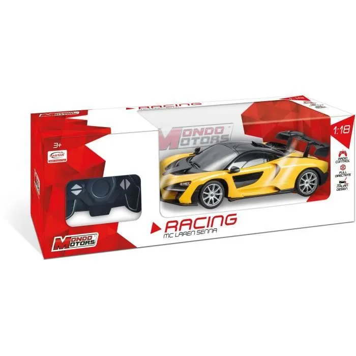 Véhicule radiocommandé McLaren Senna échelle 1:18ème avec effets lumineux - Mondo Motors-0