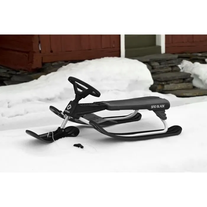 HAMAX Luge Twin-Tip Sno Blade - 2 Places - Noir-0
