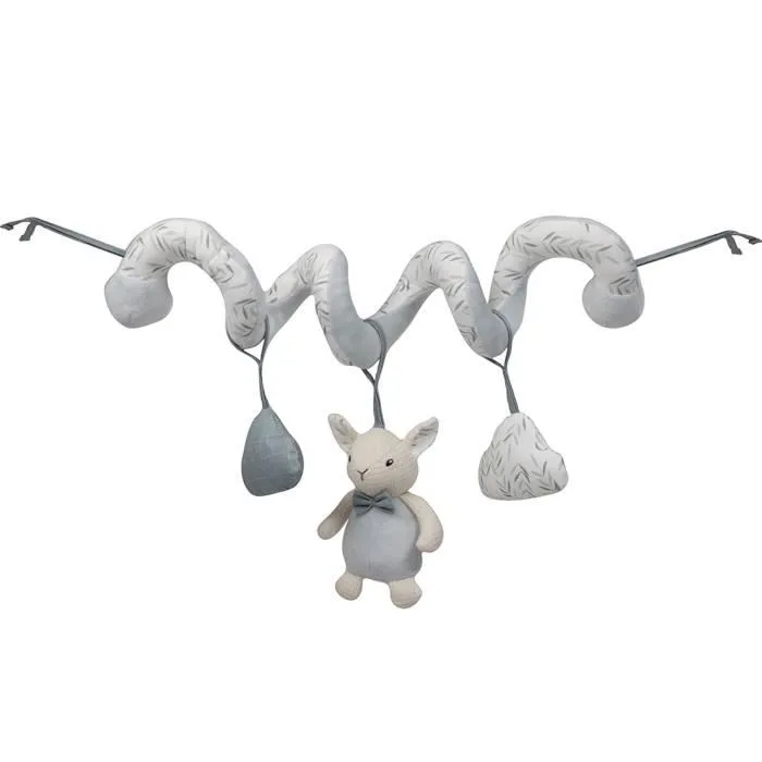 Spirale d'activités esprit nature Blanc 15 cm-0