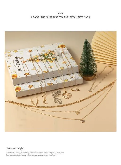 Calendrier de l'Avent Bijoux 2024, Calendrier Avent Bijoux Ado Fille Femme 24 Trésors Scintillants, Bijoux et Parures,Bracelets-2