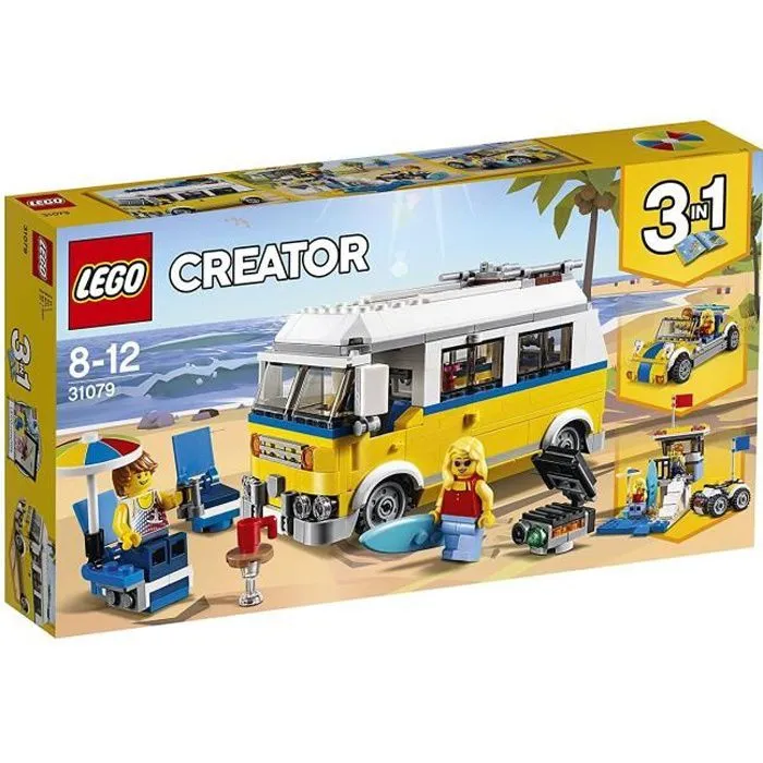 LEGO® Creator 3-en-1 31079 Le van des surfeurs - Jeu de construction-0