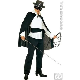 Déguisement Enfant Cavalier Masqué - WIDMANN - Zorro - Taille Unique - 100% Polyester-0