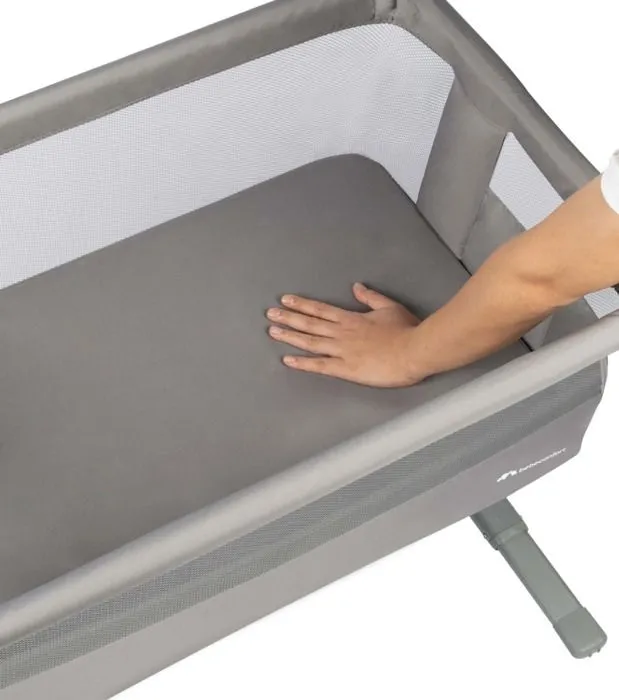 BEBECONFORT ZINA lit cododo, berceau bébé, lit bébé, de la naissance jusqu'à 9 kg, Mineral Gray-2