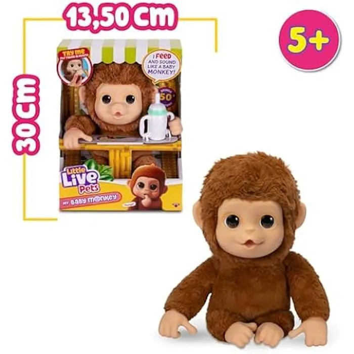 Jouet interactif - LITTLE LIVE PETS - Mango - 50 sons - Mouvement de la bouche - Pour enfants à partir de 3 ans-1