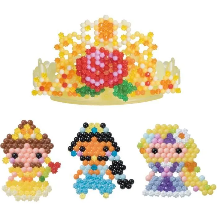Jeu de perles à repasser - AQUABEADS - Diadème Princesses Disney-6
