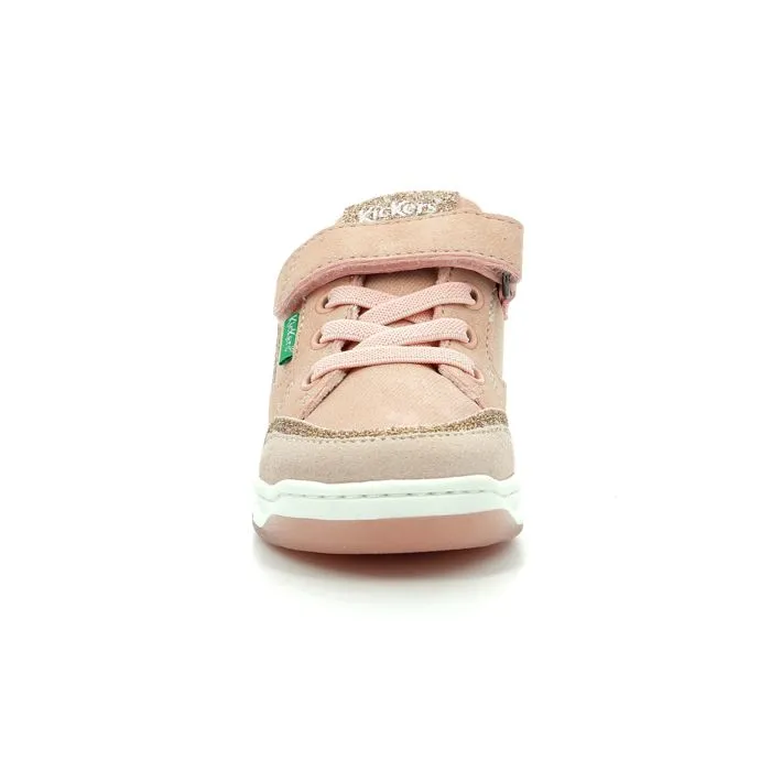 KICKERS Baskets basses Kouic Rose clair-4