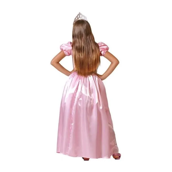 Déguisement Fille Princesse Aurore Rose-1