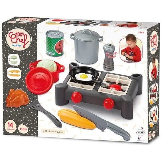 Dinette réchaud - Jeu d'imitation - ECOIFFIER - +18 mois-0