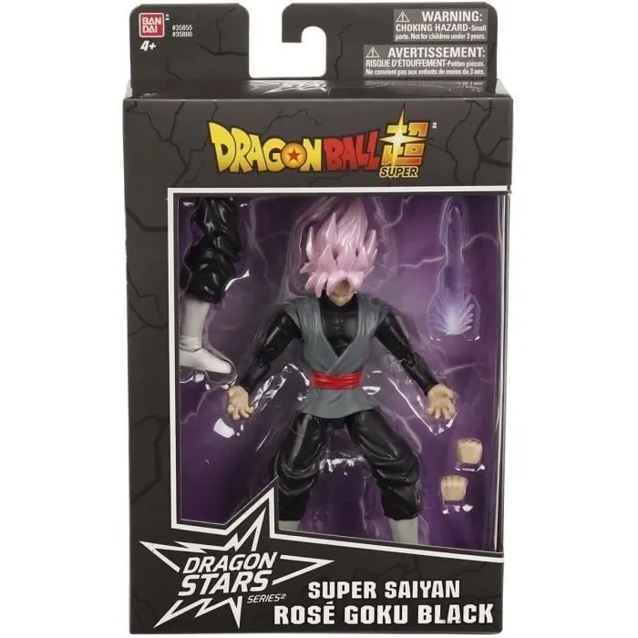 Figurine articulée Goku Black Super Saiyan Rosé - Dragon Ball - BANDAI-1