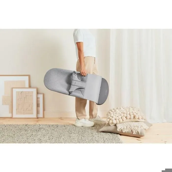 Transat Bliss - BABYBJORN - Gris clair - 3D Jersey - Bébé - Evolutif-3