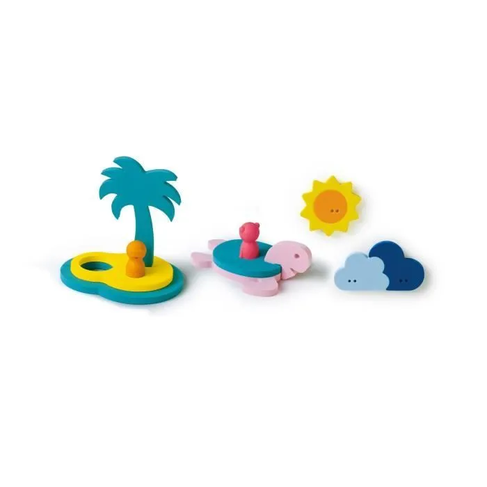 Quut - Puzzle de bain - L'île aux trésors-0