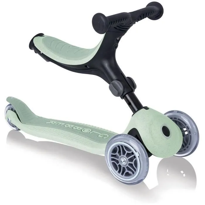 Trottinette 3 roues évolutive - GLOBBER - ACTIVE ECOLOGIC - Pistache - Plastique recyclé - Porteur - Siège large - 15 mois à 9 ans-4