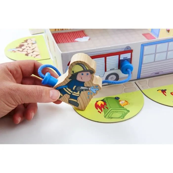HABA - Mes premiers jeux - Théo le Pompier - Jeu de mémo - 2 ans et plus, 303808-2