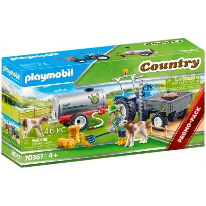 PLAYMOBIL COUNTRY 70367 AGRICULTEUR ET RESERVE D'EAU 70367-0