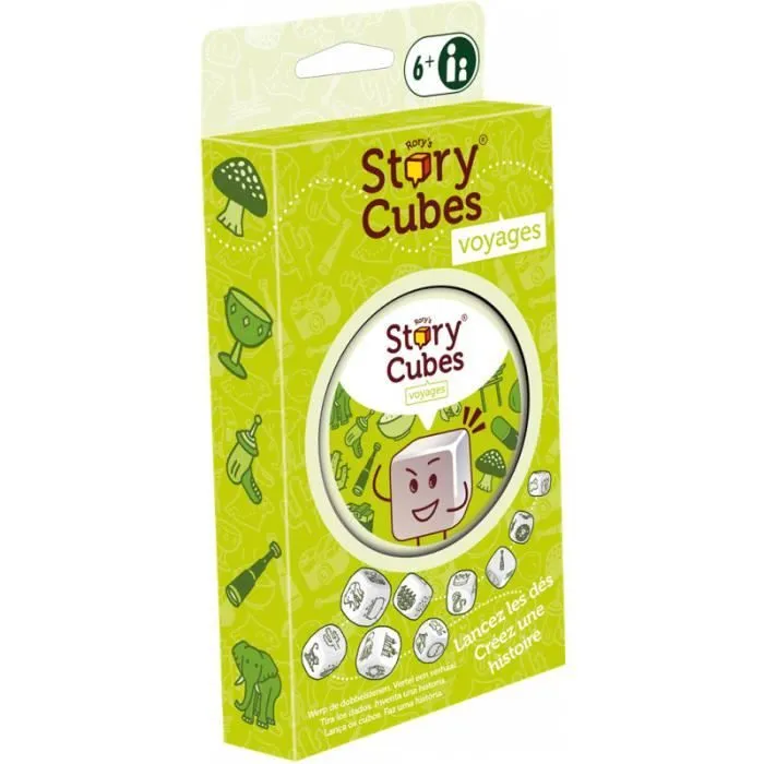 Jeu de société - Rory's Story Cubes : Voyages - Asmodee Vert-0