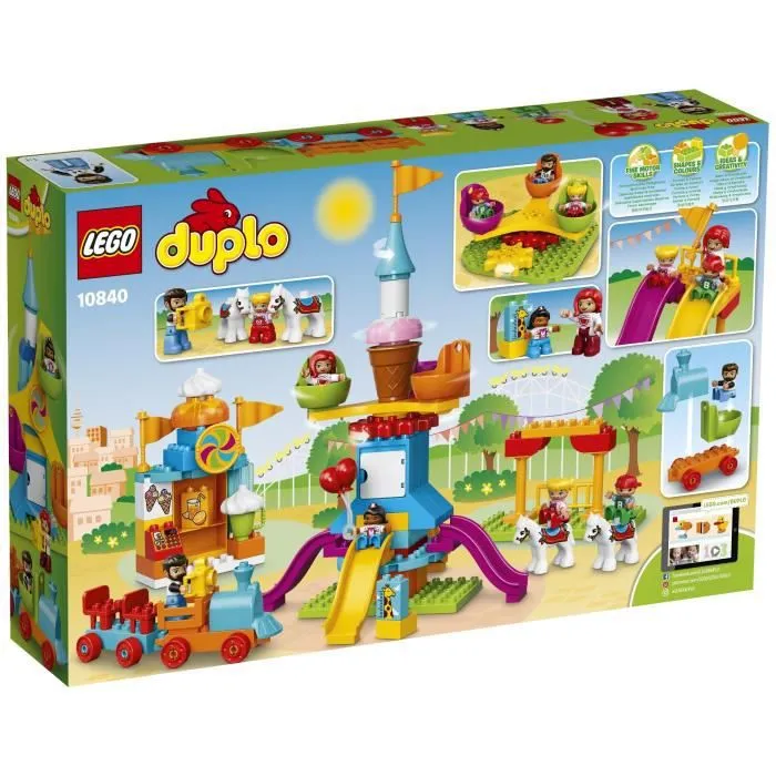 LEGO® DUPLO 10840 Le Parc d'Attractions - Ville - Jeu de Construction-2