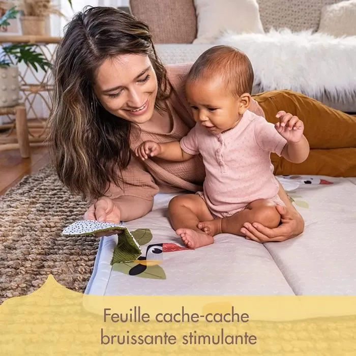 Tapis d'Eveil bébé TINY LOVE, tapis d'éveil Géant, Dès la naissance, Collection Boho Chic, 150 x 100 cm-3