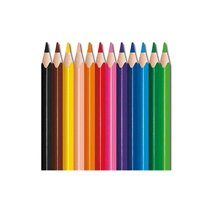 Crayons de couleur - MAPED - Color'Peps - 12 mini crayons - Mine ultra résistante - Mixte-1