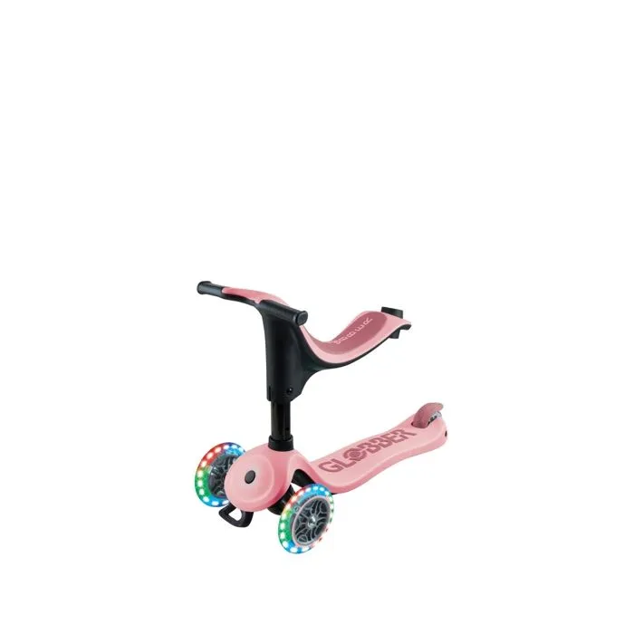 Globber - Trottinette évolutive GO-UP SPORTY LIGHTS - Rose pastel-3