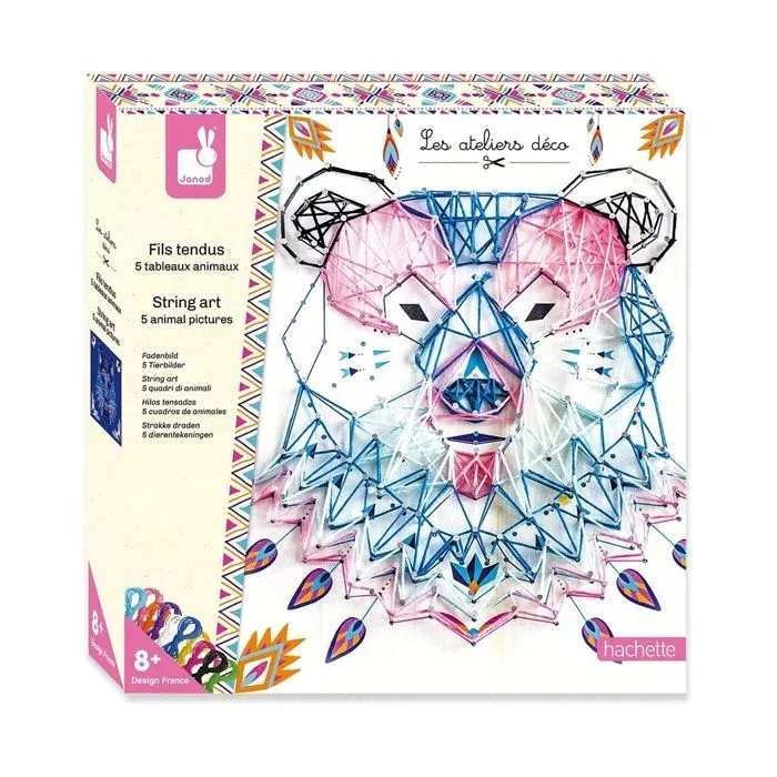 Kit créatif - JANOD - Fils tendus animaux - Multicolore-0