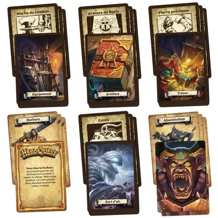 Heroquest Système de Jeu First Light, jeu de plateau, Avalon Hill-4