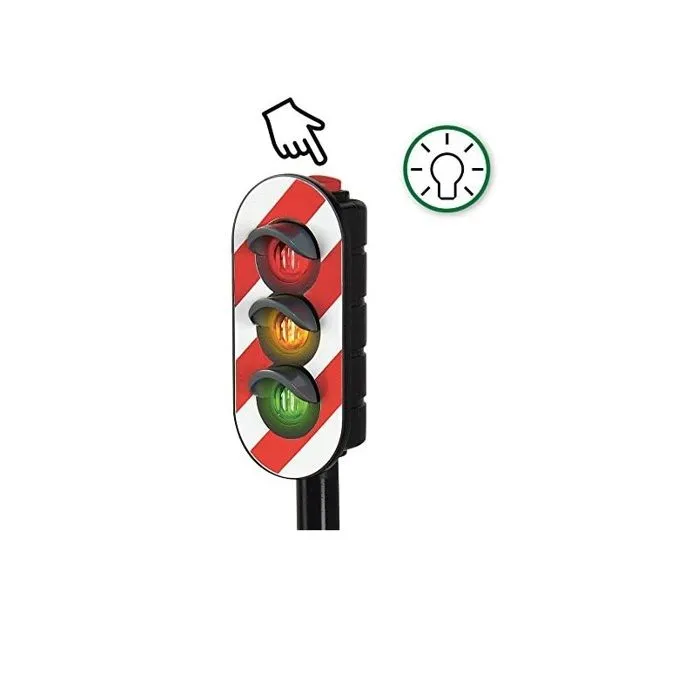 Brio World Feux Tricolores Lumineux - Accessoire pour circuit de train en bois et voiture - Ravensburger - Mixte dès 3 ans - 33743-2