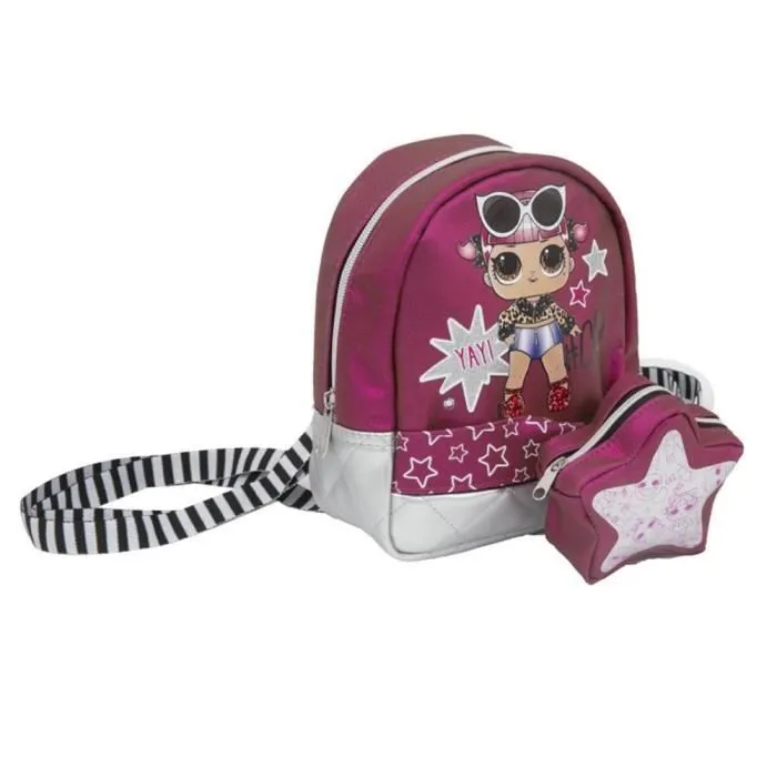 Mini Zainetto - Giochi Preziosi - LOL Surprise! - Glam Glitter - Détails personnalisés - 20x15x9 cm-0