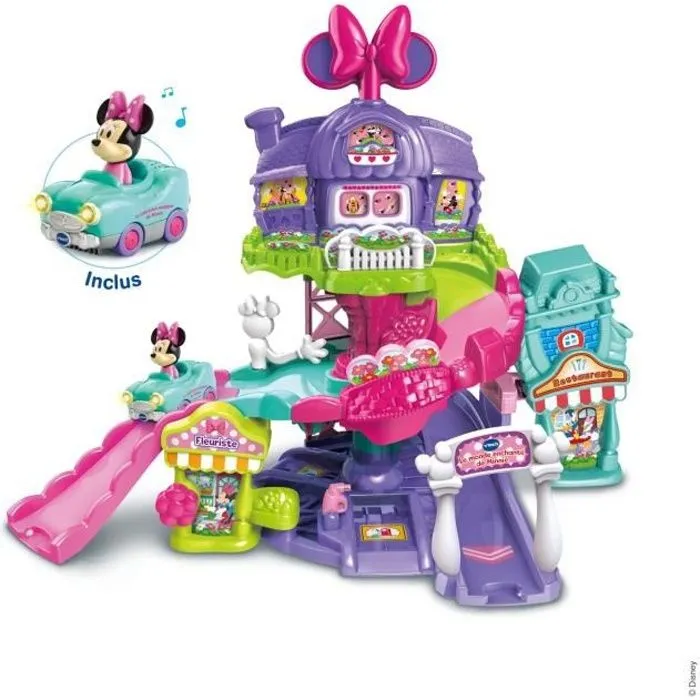 VTECH - Tut Tut Bolides - Le Monde Enchanté de Minnie (+ Cabriolet Magique de Minnie)-0