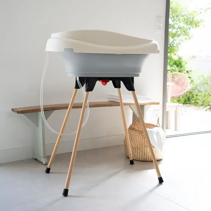 Pack plan à langer et baignoire - THERMOBABY - VASCO - Vert Céladon - 2 en 1-3